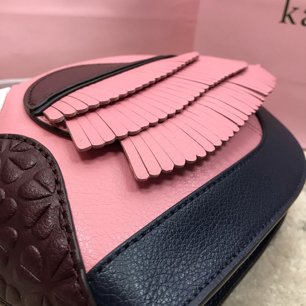 KATE SPADE LOVE BIRDS NOVELTY PINK HANDBAG - Picture 3 of 8